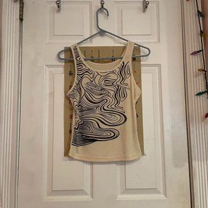 SHEIN Women's Tan and Black Vest